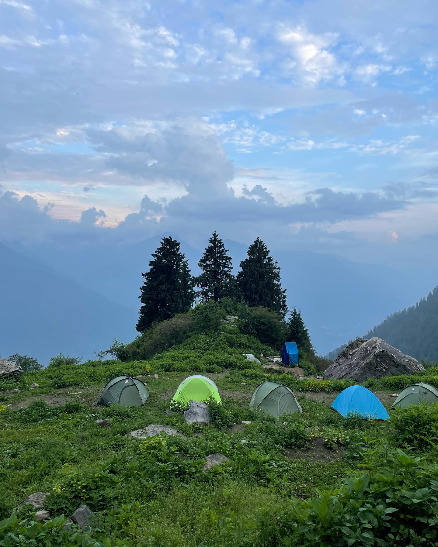 Camping in the Himalayas