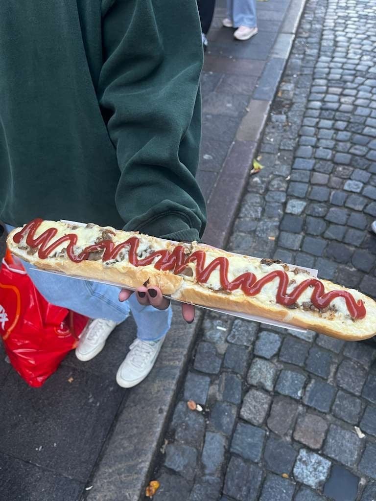 Zapiekonka in Warsaw, Poland