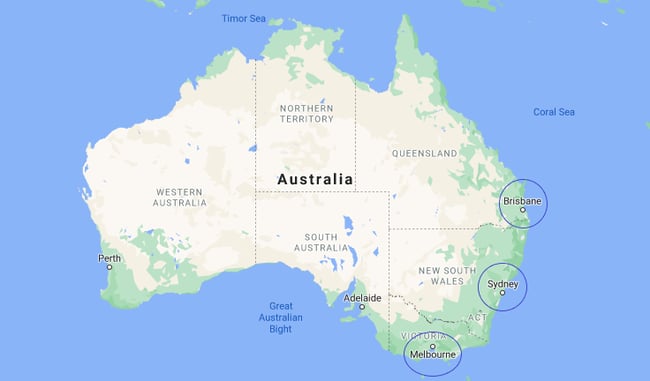 ILP Aussie Map