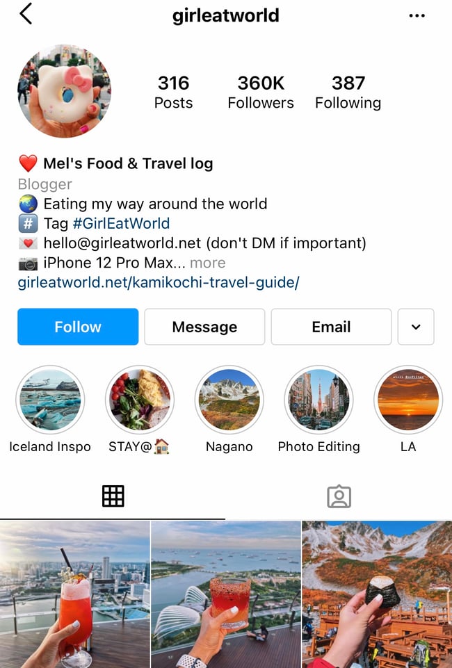 Travel Instas