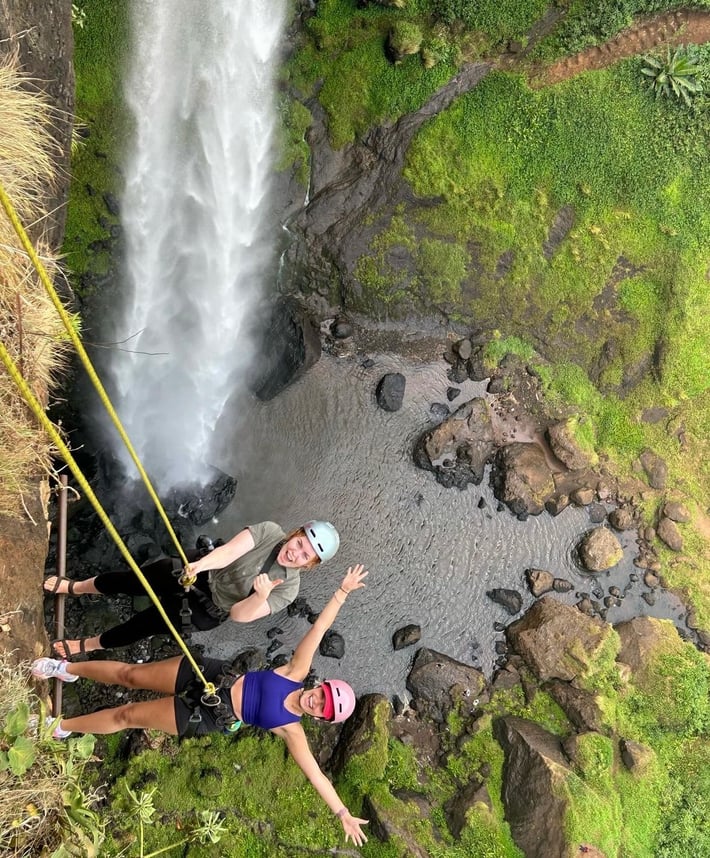 ILP volunteers at Sipi Falls