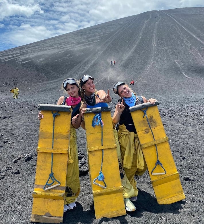 Volcano Boarding in Nicaragua