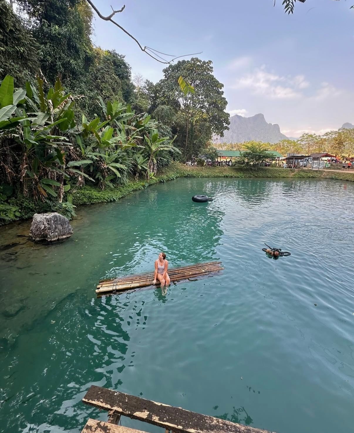 Blue lagoon in Vang Vieng