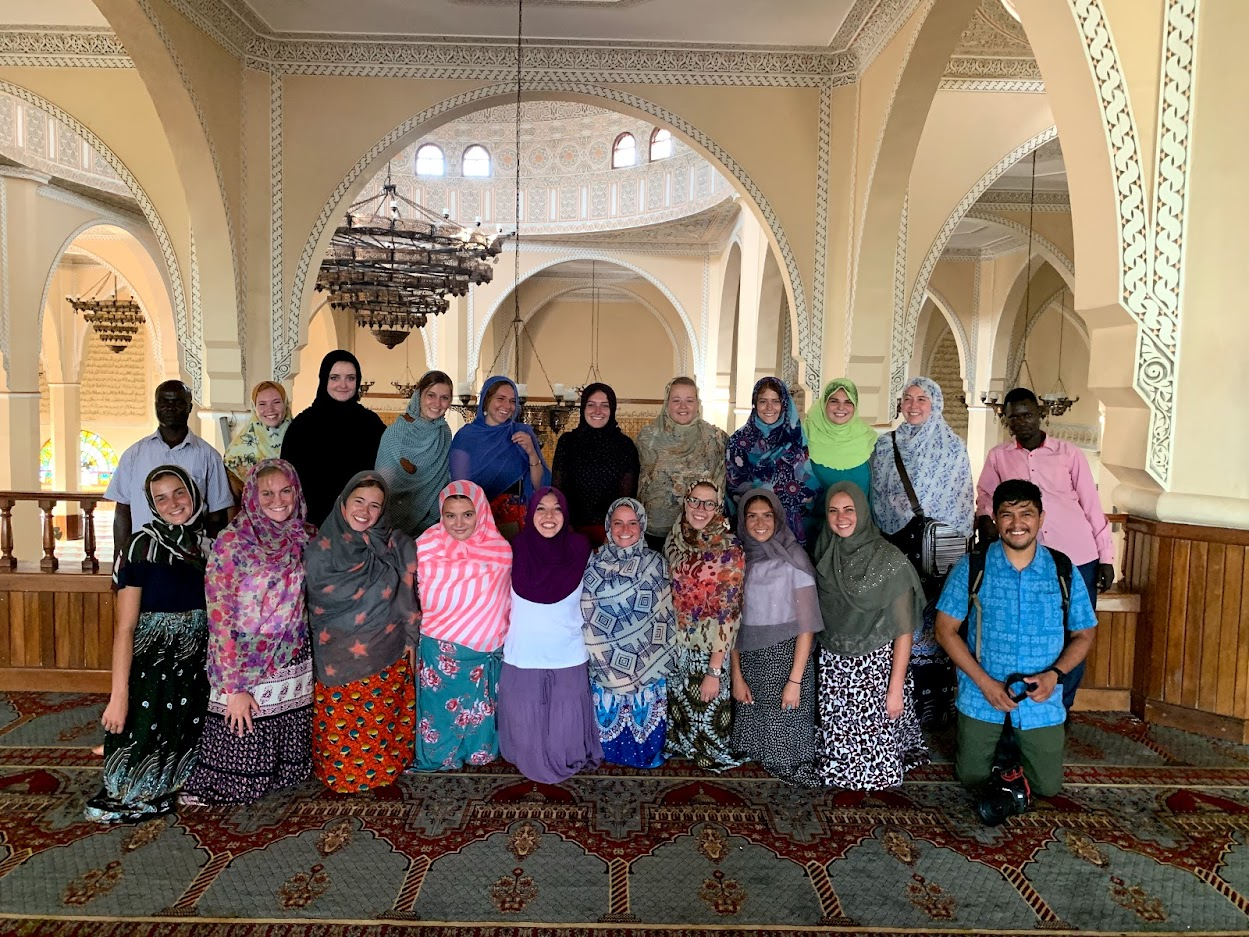 Inside Gadaffi mosque