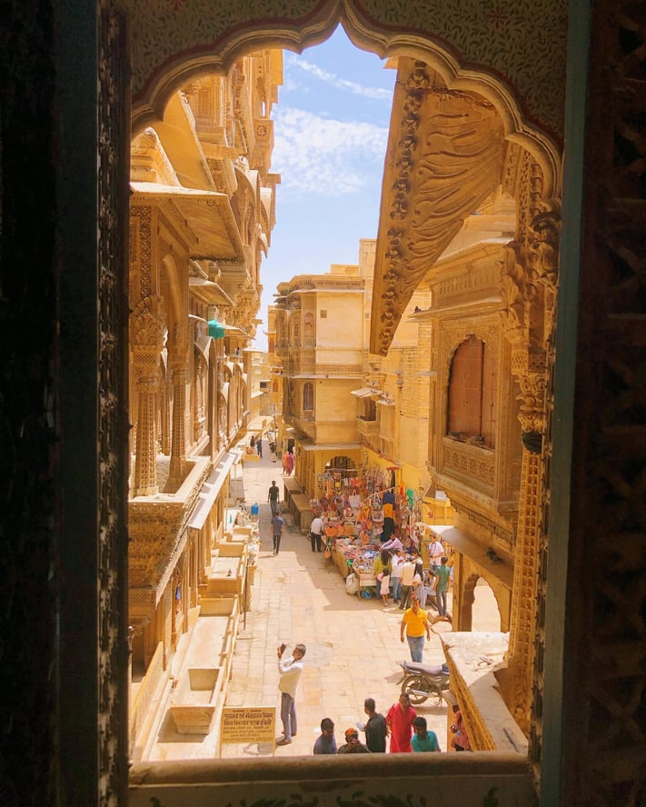 Jaisalmer, India (window view) 23A 