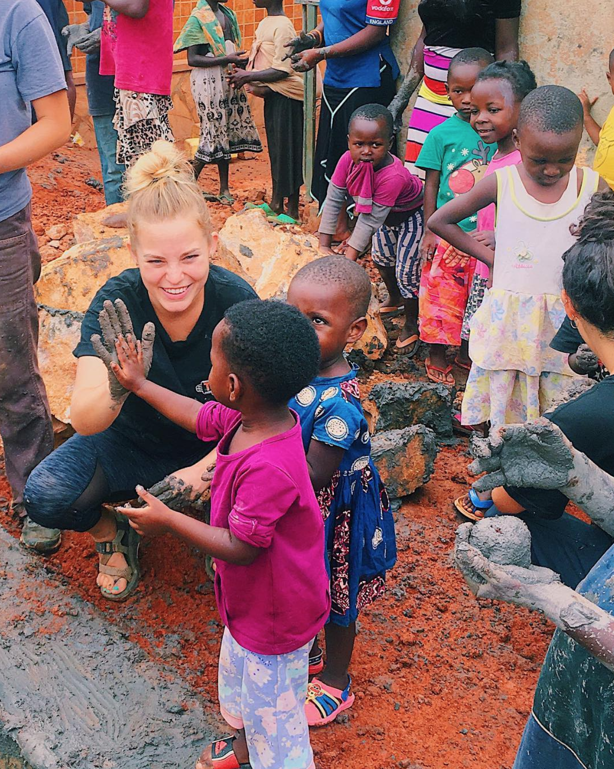 LDS volunteer in Africa