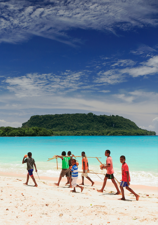 Teach kids English in Vanuatu 