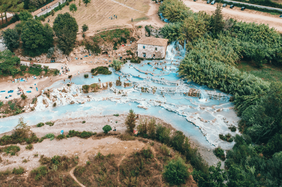 The Prettiest Hot Springs Ever Can Be Found In Saturnia, Italy