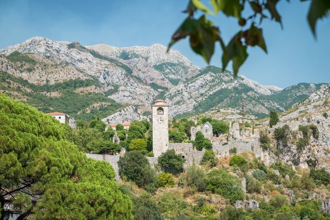 Hillside Ruins Are Where It's At When You Come See Stari Bar, Montenegro