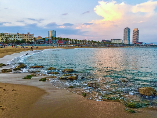 barcelona beach barcelona beach